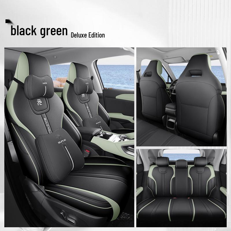 BYD Yuan UP Seat Cushion: All-Season, Durable, Thick, Perforated Car-Specific Seat Cover.