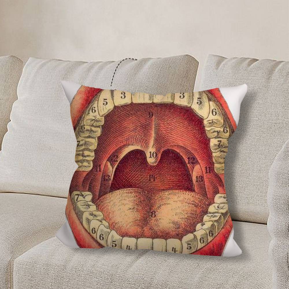 M-Medical Anatomy Art HumanS pillow cover living room sofa cushion cover bedroom room bed pillow cover home decoration