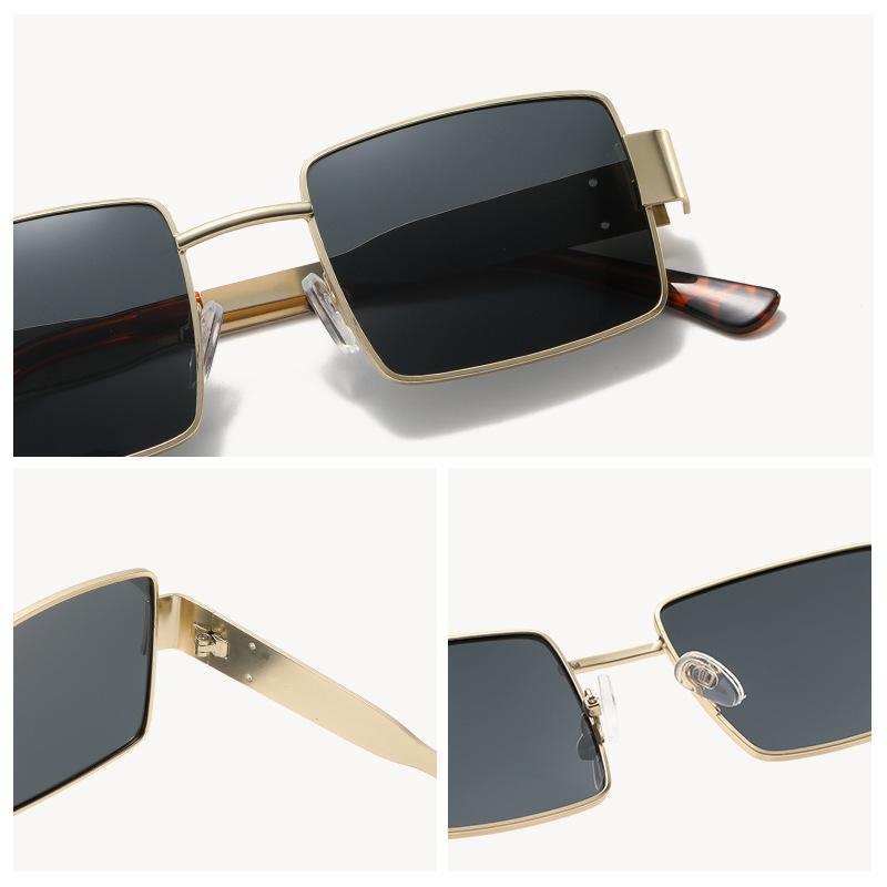 Box Sunglasses, Box Men'S And Women'S Tide Anti-Ultraviolet Arc De Triomphe Fashion Glasses, High-End Street Sunglasses