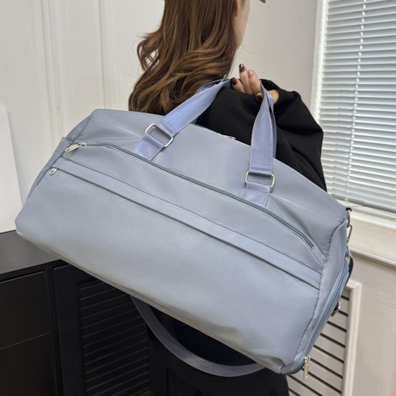 Downhill Travel Bag Short Distance Women's Light Sports Travel Bag Splicing Hand Held One Shoulder Crossbody Bag