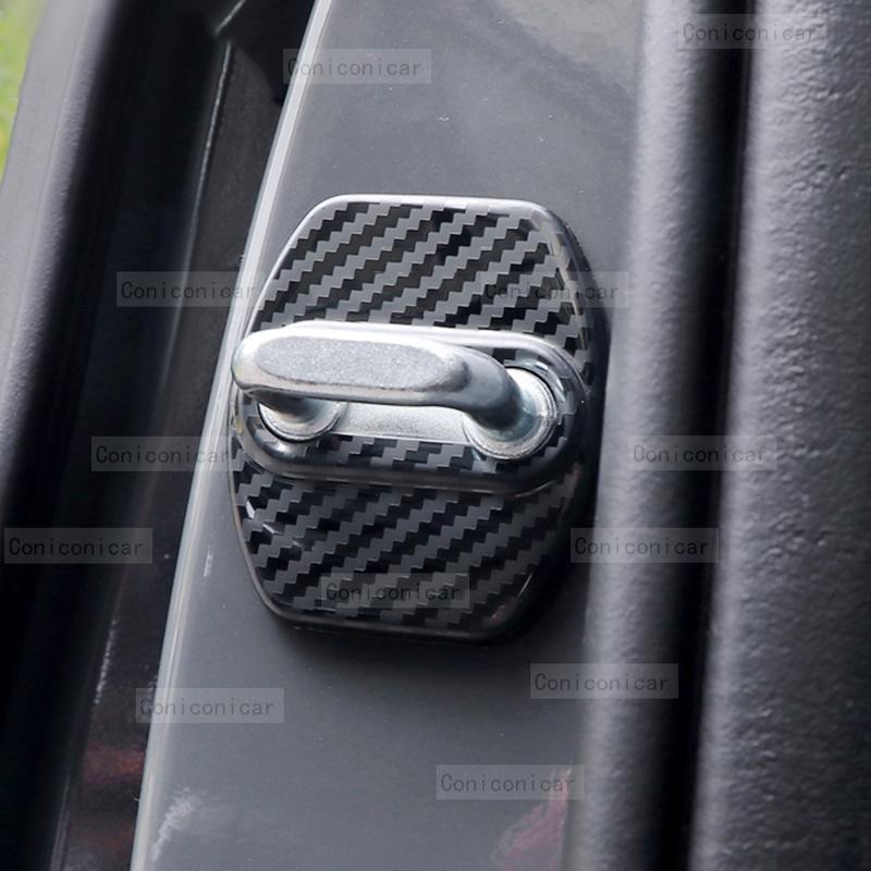 Auto Car Door Lock Protect Cover Emblems Case Stainless Steel Decoration For HYUNDAI IONIQ 6  Protection Accessories