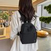 Casual Women's Backpack Lightweight Spring New Style Artistic Pure Color Travel Nylon Street Trend Breathable Small Size Backpack