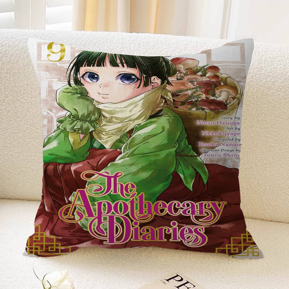 Anime The Apothecary Diaries Pillowcase toon Gift Cushion Cover Bedroom Home Sofa Chair Seat Decor pillow case