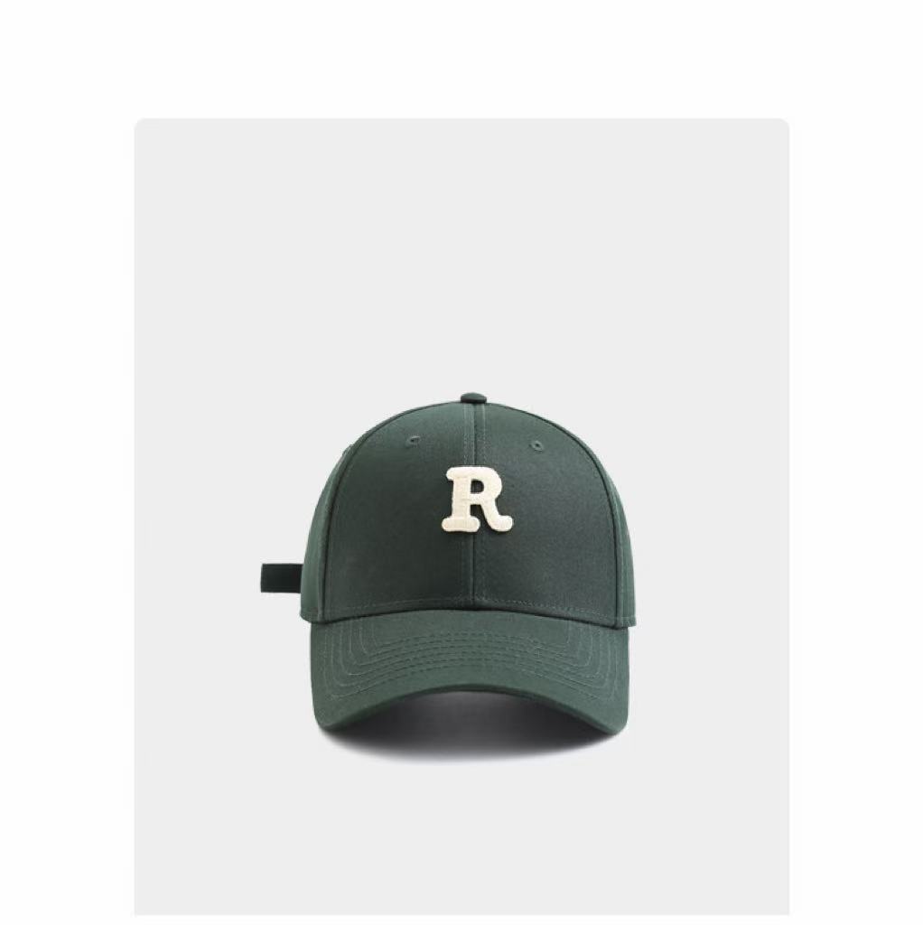

1pc letter R logo baseballhat,Hip Hop Caps Outdoor Sports Adjustable, unisex baseball hat Adjustable& 8Y темно-зеленого
