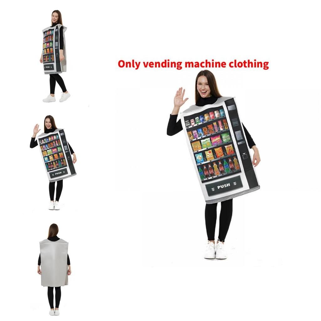 Vending Machine Stage Performance Costume For Halloween Party And Theatrical Shows With Polyester Material For Adults
