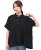 Titicaca Concho Button Simple Short Band Free OSJBD154 Women's Cool-to-the-Touch Shirt, Design, Sleeve, Collar, Size, Black,