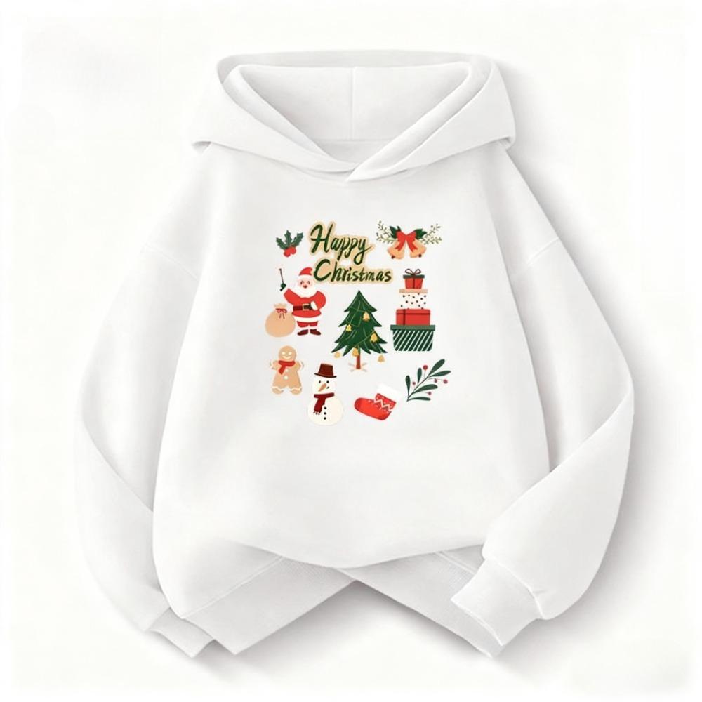 Christmas Cute and Fashionable Children's Hoodie Autumn and Winter Daily Casual Soft Sports Hoodie