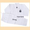 ITF Taekwondo Dobok for Children & Adults - Striped Fabric, Long Style, Customizable Embroidery & Prints