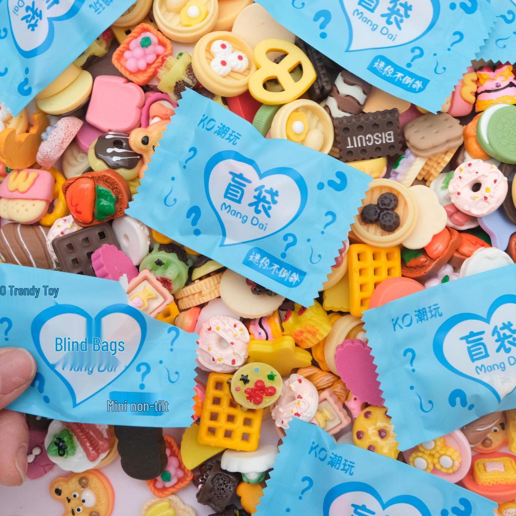 Cartoon Mini Food & Wine Bottle Blind Bag Ornaments