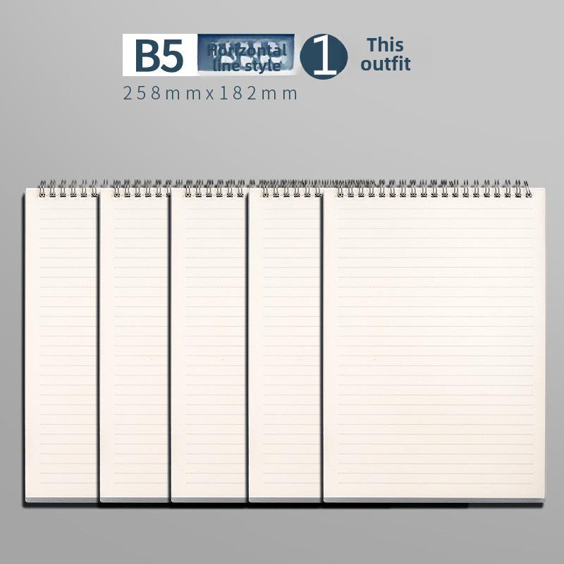 

Утолщенный блокнот Kaba Bear B5 - перекидной, страницы в линейку/клетку, идеально подходит для подготовки к университету и экзаменам