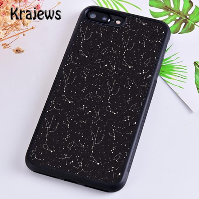 Krajews Starry Night space constellations stars Phone Case For iPhone 17 Air 16 15 14 plus 11 12 13 pro max coque Fundas