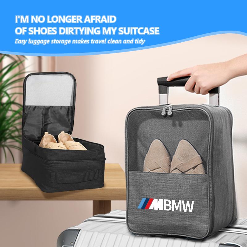 TQ013-Dustproof Oxford Folding Shoes Storage Bags Travel Organizer Pouch For BMW F30 E36 F20 E87 E70 E91 E30 E53 F31 F40 E92 E93