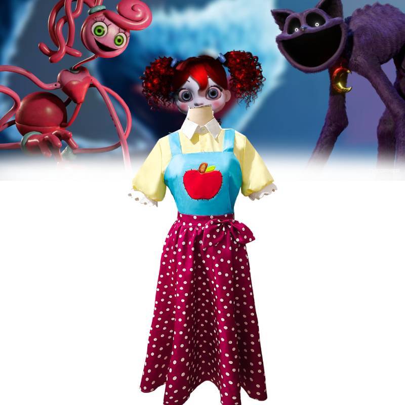 Poppy Playtime Cosplay Costume For Kids With Polyester Fabric For Anime Role Play