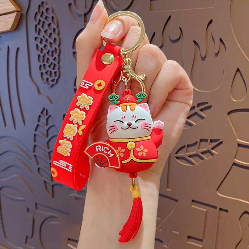 Cartoon Kapibara Doll Plush Capybara Head Cover Keychain Cute Bag Pendant Car Key Chain