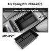 Central Water Cup Holder Storage Box Tray for Xpeng P7+ 2024-2026 Wireless Charging Pad Phone Protective Mat Car Accessories