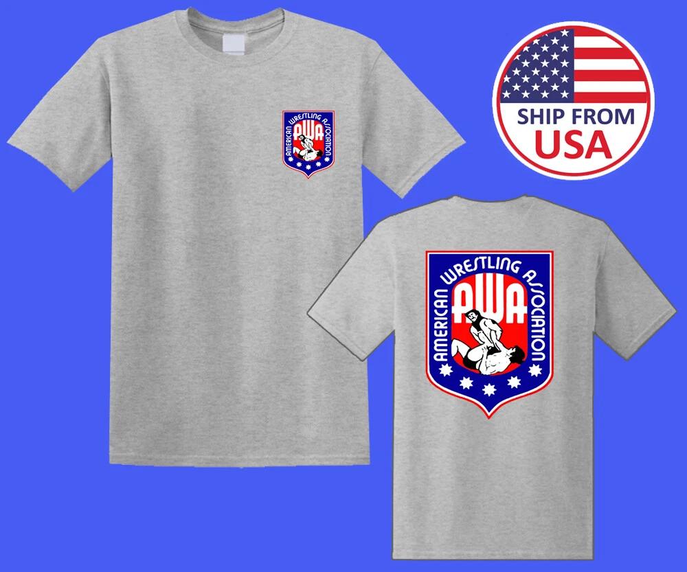 American Wrestling Association Men s Grey Size S-5XL L