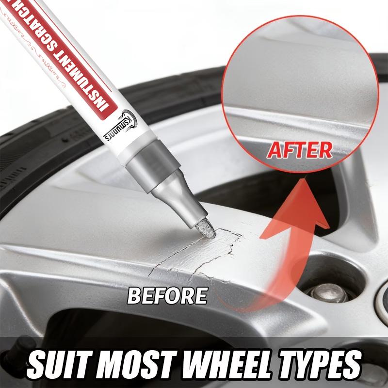 Repair Paint Pen Metal Touch Up for Wheel Rim Door Handle and Car Chrome Scratch Restoration Touchup Paint2