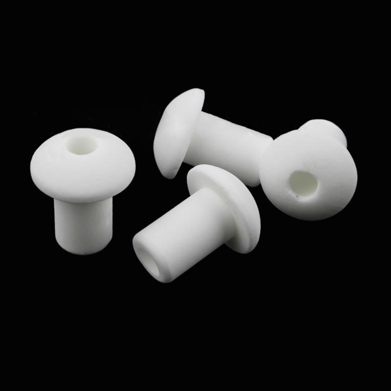 30Pieces Ceramic Oil Lamp Wick Holders Practical Wick Stands for Alcohols Lamp Practical Replacement Wicks Accessories