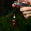 Creative Sandalwood Horse Pendant Keychain Year Of The Horse Mascot Mobile Phone Chain Backpack Hanging Decoration Souvenir Gift