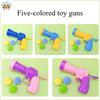 Cat Toy Interactive Entertainment Toy Gun Plush Ball Shooting Gun Silent Polyester High Elasticity Ball Cat Teasing stickDog Toy