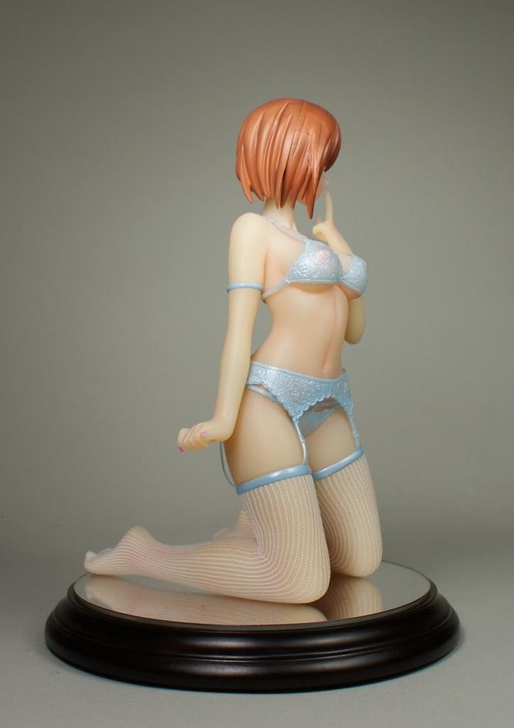 Two Hearts 2 Komaki Manaka Underwear Apron Pastel Blue Standard Edition Scale Polystone Painted Finished & Ver. (1/6 Figure)
