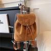 Fashion Backpacks for Women Casual Students School Bags PU Leather Shoulder Bags High-end Drawstring Flap Bagpacks Handbags