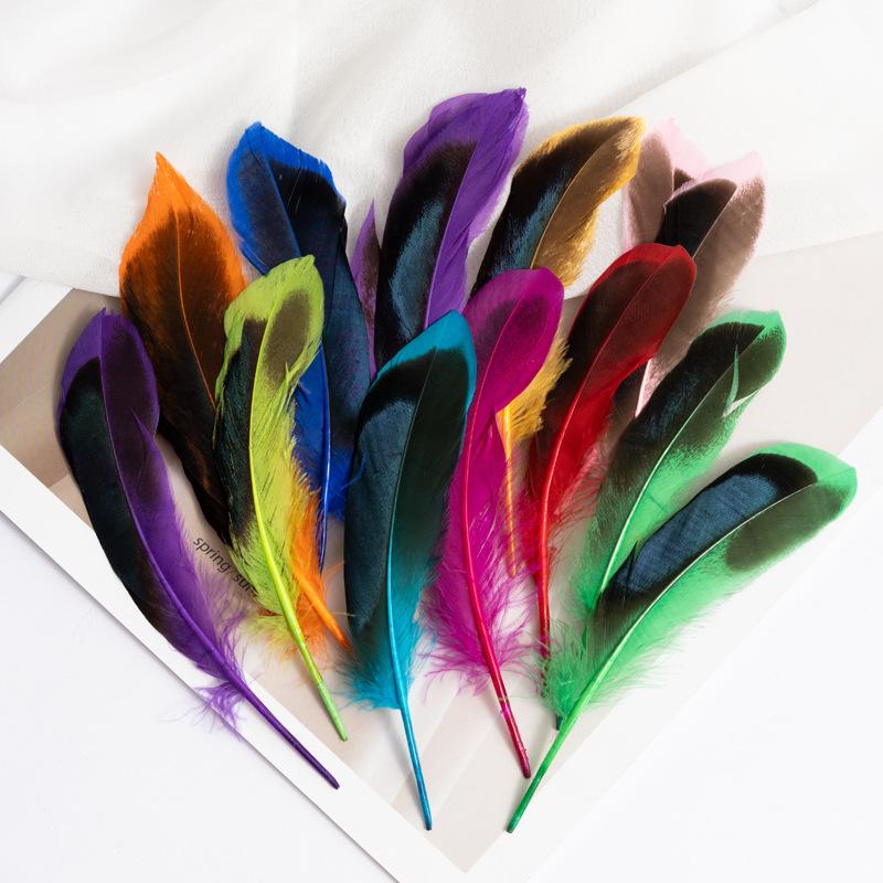 80 Natural Pheasant Feather Decorative Diy Jewelry Hair Accessories Material Cat Stick Toy Accessories