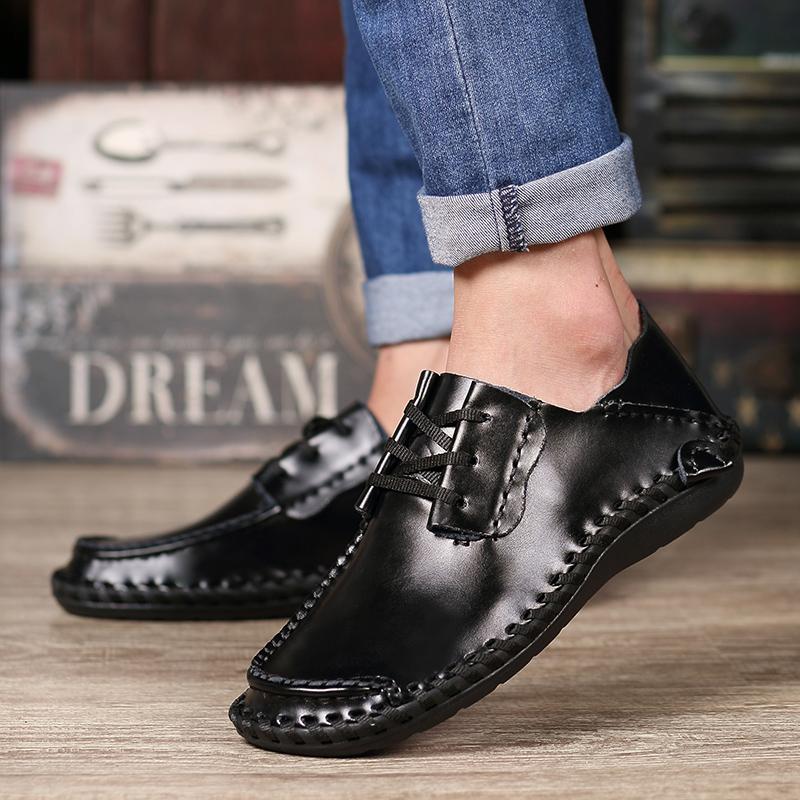 38-50 Men's Large Size Dress Shoes Casual Men's Driving Car Shoes