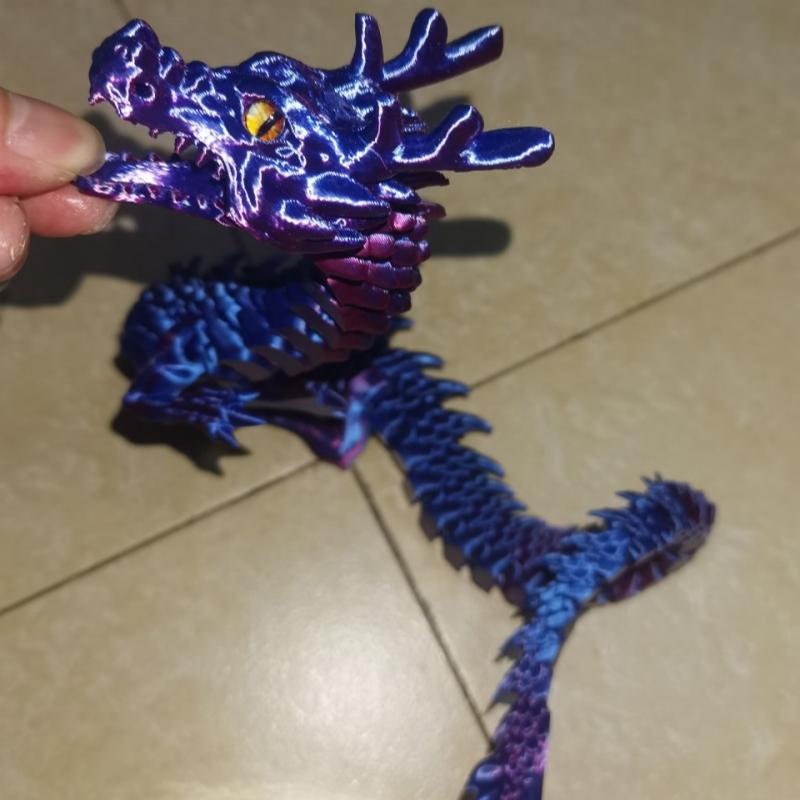 60cm 3D printed Chinese dragon Full body joints that can move Home furnishings and decorations are worth collecting creative toy