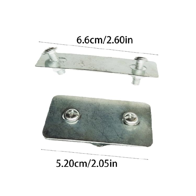 Universals Iron Brackets For Bike Basket Rusts Resistant Bicycles Basket Mounting Plate Quickly Tool Setups