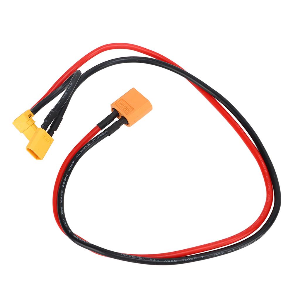 Adaptador de Cable AWM14 Silicona Ignífugo XT60 Hembra a XT30 Curva de 90 Grados Adaptador Cable de Conversión para