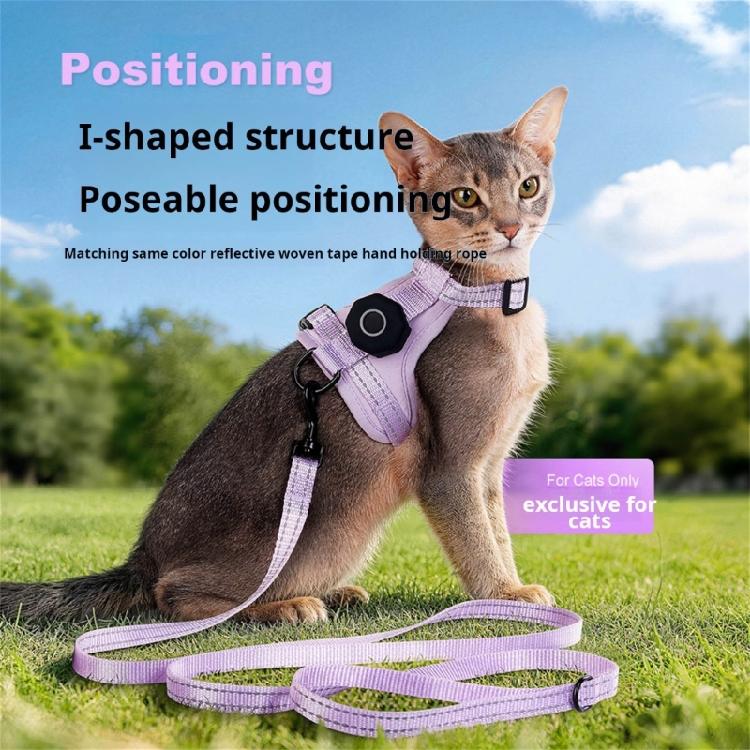 Cats Harness Vest with Tracking Device Holder Training Harnesses Strong Vest for Large Dogs