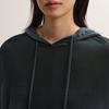 LESS 2025 Autumn H-shaped Hooded Long Sleeve T-shirt