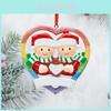 Adorable Diy Love Heart Snowman Couple Ornament For Festive Christmas Tree Decoration