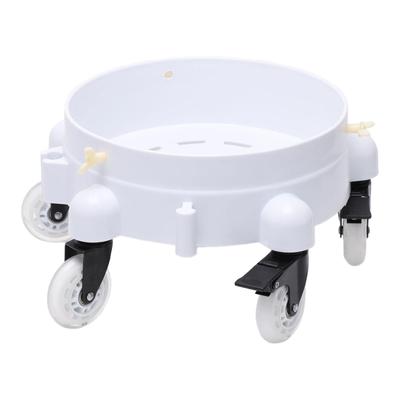 Carrinho Móvel Removível com Rodas Giratórias de 360° Kit de Detalhe com Rodas Bandeja de Armazenamento Inserção Tote Rodízios com Travamento