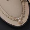 Pearl Gradient Clavicle Necklace - Women's Fashionable French Bead Jewelry