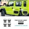 Car Outer Door Trim For Suzuki Jimny 2/4-Doors Nomade 2018-2025 Rear Trunk Cover Auto Handle Frame Matte Black Accessories