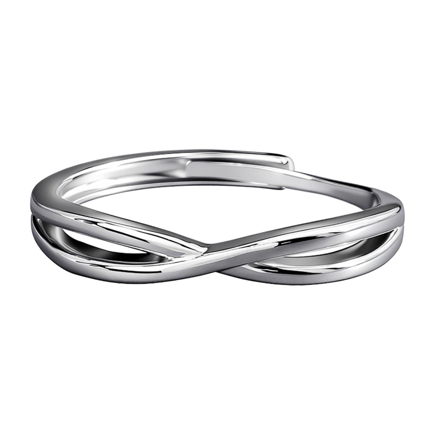 520 Valentine s Eco-friendly Copper Mobius Ring - Adjustable Matching Rings for Couples Adjustable