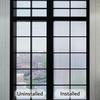 1 Roll 500x45CM Frosted Window Film Privacy Protection Sun Blocking Cuttable Reusable Non-Adhesive Static Home Office Bathroom Glass Covering