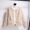 Little Lamb Fur Coat Women's Autumn and Winter Fur One-piece Short Jacket