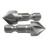 5pcs Hexagonal Shank Five Edge Chamfer Drill Bit Set for Accurate Hole Opening & Reaming Smooth Finishing Craftsmanship