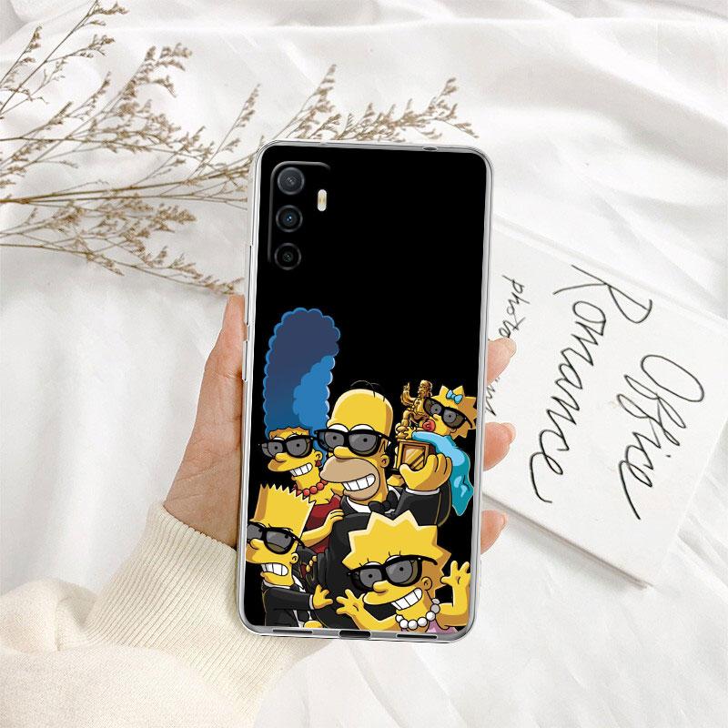 S-Simpsons Transparent Phone Case for LG K22 K30 K40 K40S K41 K42 K50 K50S K51 K51S K52 K61 K62 K71 K92 Q60 Q61 V40 V50 V60