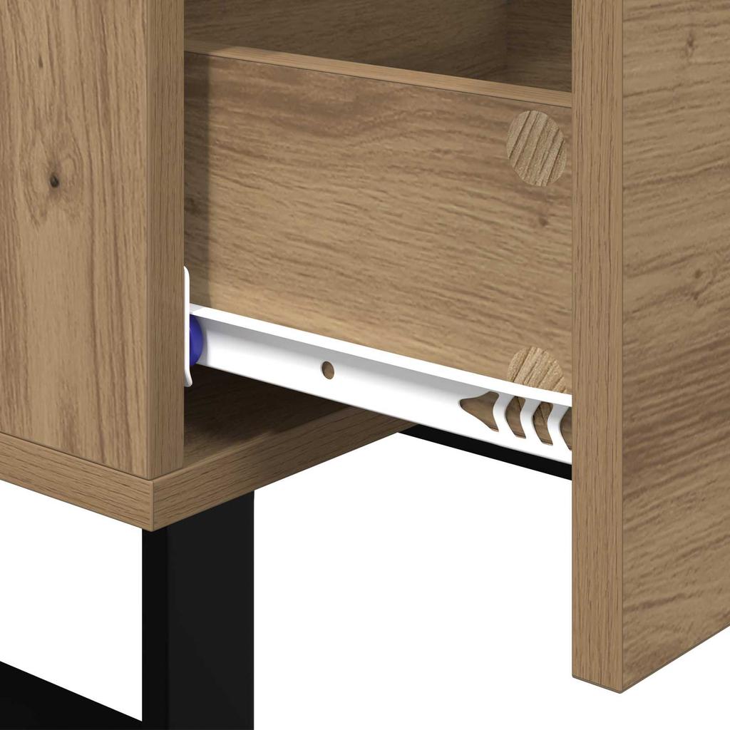Nightstand Artisan Oak 40 x 40 x 66 cm Particleboard