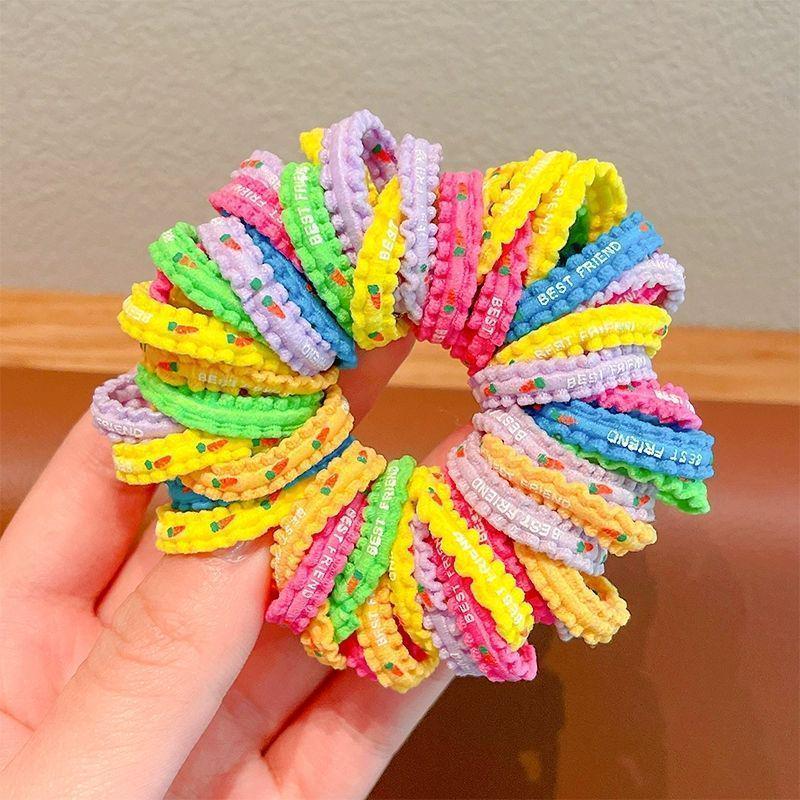 High Elastic Fairy Hair Tie - Gentle, Thick, Colored Rubber Band for Girls