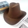 European And American Original New Western Cowboy Hat Men'S And Women'S Hats Top Hat Fashion High-Top Antique Sunscreen Hat