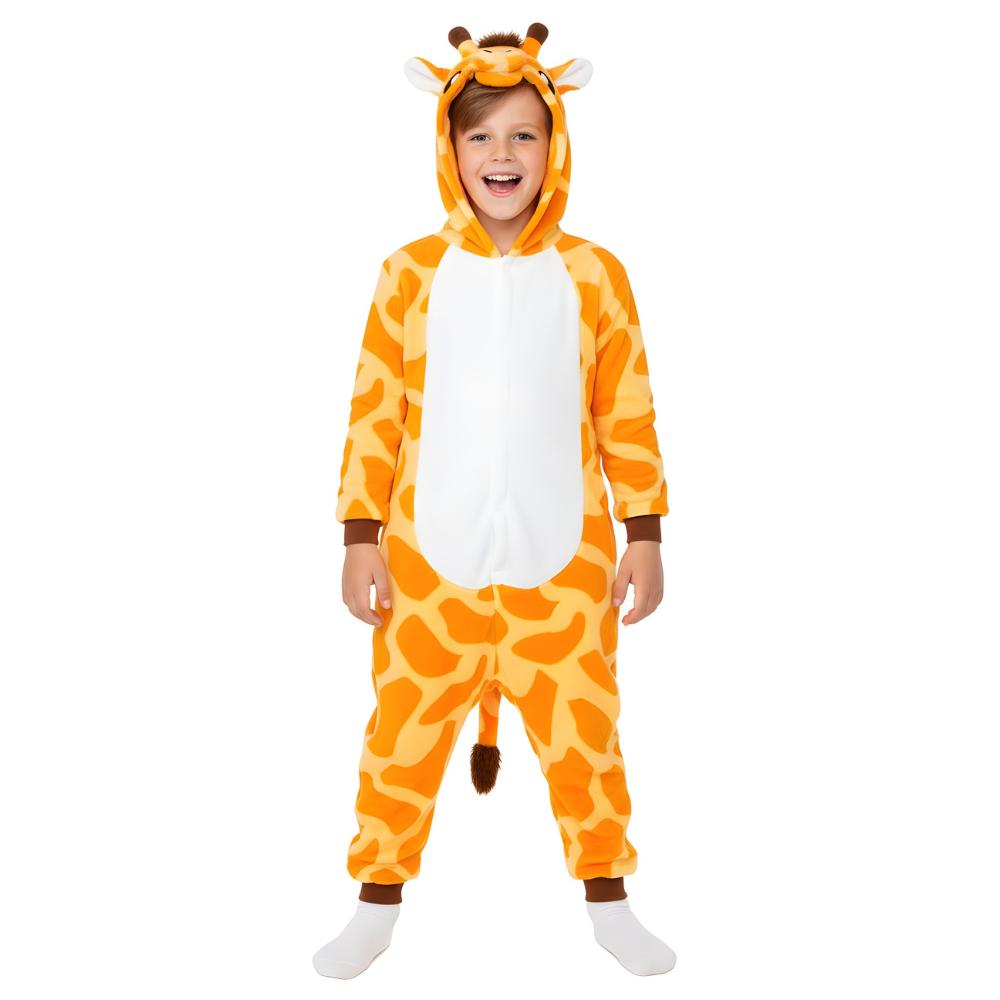 Piżama Onesie Kigurumi Kostium Przebranie Żyrafa Dzieci 125 - 135Cm