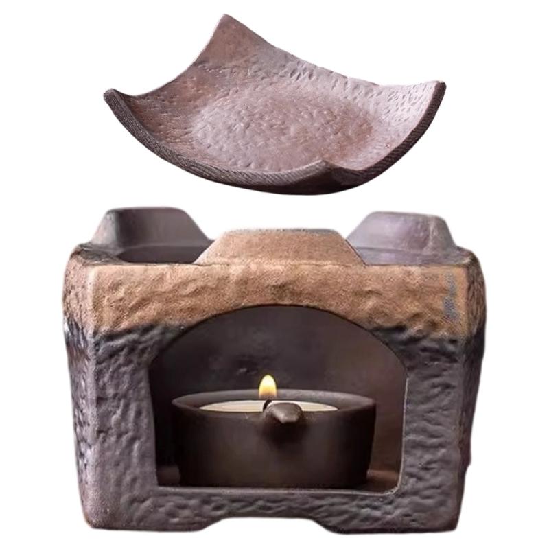 1 Set Teas Stove Candle Insulation Teapot Stand Teas Light Candle Holder Aromatherapys Oil Burners Essential Oil Burners