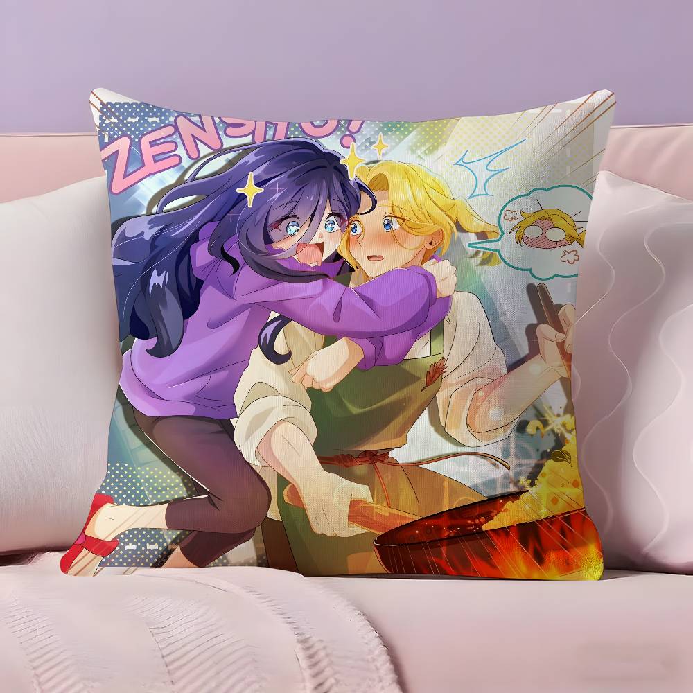 Anime Z-Zenshu Pillow Case Ultra Soft Skin Friendly Fabric Cloud Like Comfort & Concealed Zipper