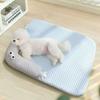 Cute Cartoon Pet Cooling Mat Cat Supplies Breathable Bubble Dot Dog Bed with Pillow Washable Summer Pets Pad for Small Dogs Cats