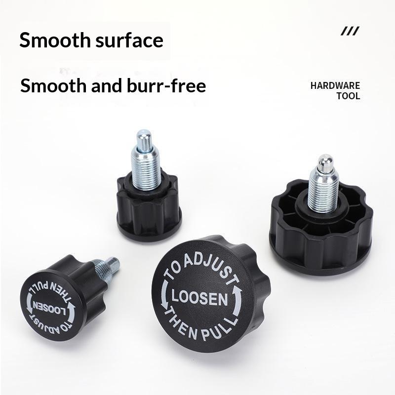 Quick Insert Plum Shaped Locking Knob Sturdy Non-Slip Grip Steel Thread for Auto Maintenance Repair Use